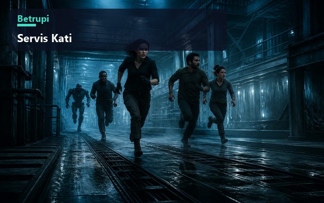 Servis Katı modunda dört kaçan ve bir takipçinin bulunduğu kat planı